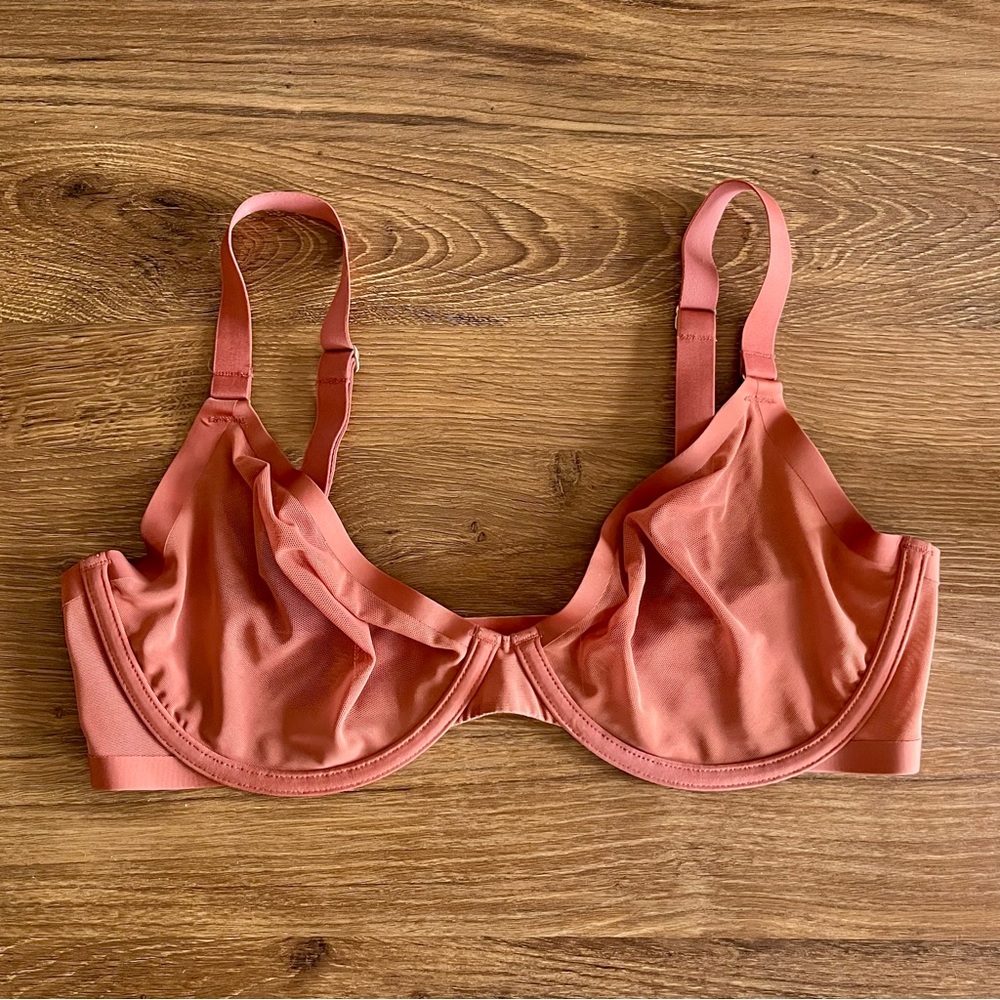CUUP Clay Mesh Plunge Underwire Bra